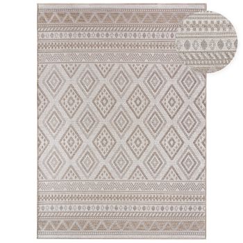 Alfombras de interior y exterior Verona beige 80x250 cm