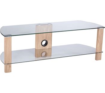 ALPHASON Century 1200 TV Stand - Light Oak