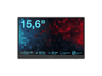 monitor portatil - peaq pmo p150-ffk 156 full-hd 60 hz 30 ms ips lcd g-sync compatible altavoces integrados negro