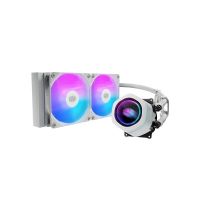 refrigeracion liquida cooler master masterliquid core nex 240mm 2 ventiladores argb blanco