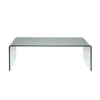mesa de centro de cristal