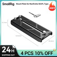 placa de montaje smallrig para manfrotto 501pl-type cambio rapido horizontalvertical bloqueo antitorsion de doble tornillo 6318