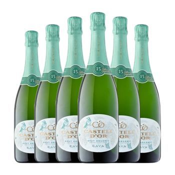 Castell D'or Orgánico Brut Cava 75 Cl 11.5% Vol. (pack De 6 Unidades)