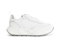 zapatillas running con apliques de espejo y glitter white 41