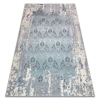 Alfombra Core W3824 Ornamento Vintage - Estructural, Dos Niveles De Ve 140x190 Cm