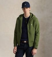 polo ralph lauren para hombre 710881517503 sudadera de punto doble y cremallera verde l casual algodon