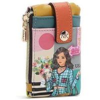 nikky by nicole lee cartera mini porta tarjetas con cierre nikky goes shopping para mujer