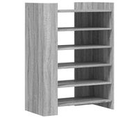 vidaxl mueble zapatero madera ingenieria gris sonoma 745x375x100 cm