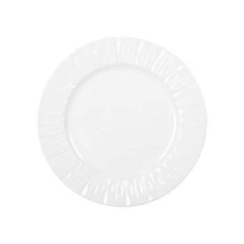 Plato llano blanco lilia 26.5x26.5x2.3cm - lote de 6