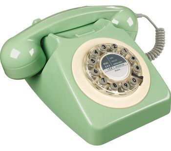 WILD & WOLF 746 Corded Phone - Swedish Green, Green