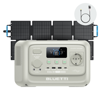 Bluetti Elite 30 V2,600w/288wh,estación De Energía Portátil Con 60w Panel Solar, Ideal Para Camping, Viajes
