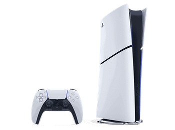 Consola - Sony PS5 Slim Digital Edition, 825 GB SSD, 4K, 1 mando, Chasis E, Blanco