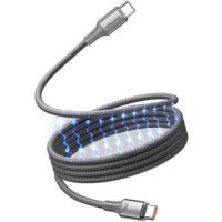 cable magnetico usb-c 5a 240w vention tsajf 1m titanio