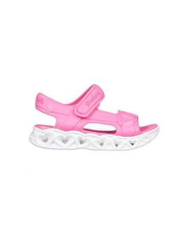 Zapatillas Skechers Heart Lights Sandals Niña Pink Mesh/Multi Trim