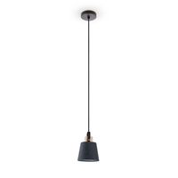 lampara colgante diaz gris oscuro