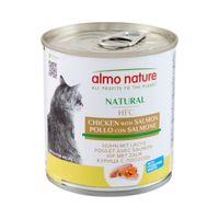 almo nature hfc 6 x 280 g - pollo y salmon al natural