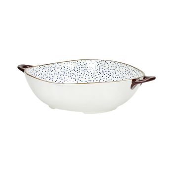 Ensaladera porcelana azul d31