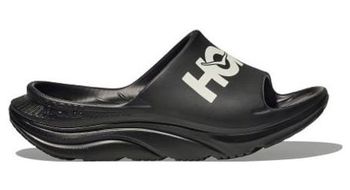 Zapatillas hoka ora athletic slide recovery negro blanco unisex