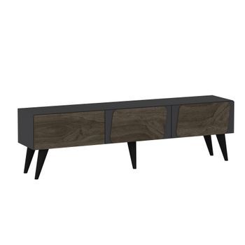 Mueble Tv Veas Antracita Nogal