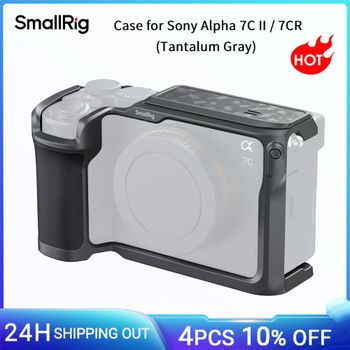 Estuche SmallRig para Sony Alpha 7C II / 7CR, color gris tantalio, con cubierta para zapata caliente, agarre ergonómico integrado, protección completa -5560