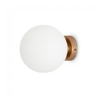 aplique de pared basic form opal oro
