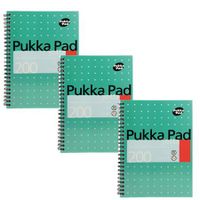 pukka pad a5 jotta pad ruled 200 page metallic pk3