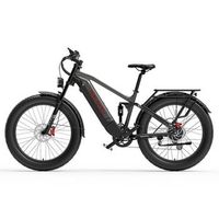 bicicleta de montana electrica dukawey silvertip8 bateria de 52 v 20 ah fat bike de 26r e-bike tipo suv gris