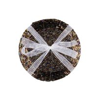 set de 4 posavasos de perla negra
