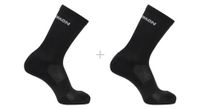 calcetines salomon evasion crew 2 pares negro unisex