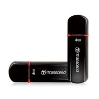 Transcend JetFlash 600 unidad flash USB 4 GB USB tipo A 2.0 Negro