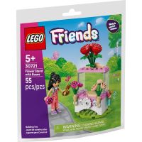 lego friends quiosco de flores con rosas 30721 55 piezas