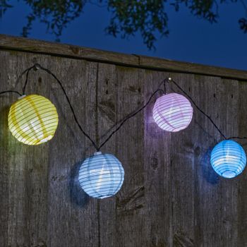 Solar Chinese Lantern Fairy Lights