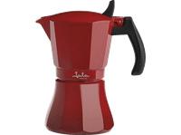 cafetera tradicional - jata hogar hcaf2009 9 tazas induccion aluminio rojo