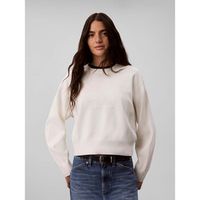 calvin klein jeans jersey logo ottoman ls pull para mujer