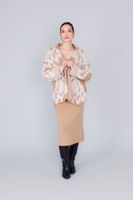 cardigan con mangas de kimono camel combo s