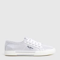 pepe jeans zapatillas brady party plata pls31439-934