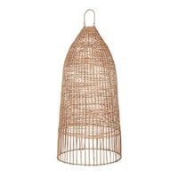 pantalla lampara de ratan scoop 46x91x46