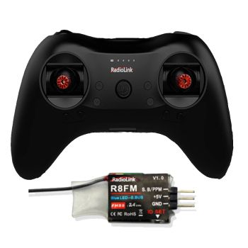Radiolink T8S FHSS 8CH Modo2 Versión con Bluetooth Control Remoto Transmisor con Receptor R8FM 2.4GHz Soporte S-BUS PPM