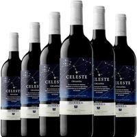 celeste crianza vino tinto espanol con crianza elaborado con ti 75 cl 145  pack 6 botellas