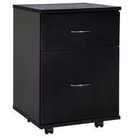 archivador con ruedas 41x39x58cm negro