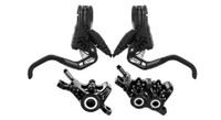 par de frenos de disco magura mt trail sport  sin disco  negro