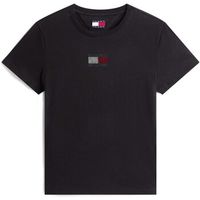 tommy jeans camiseta tjw reg party flag t para mujer