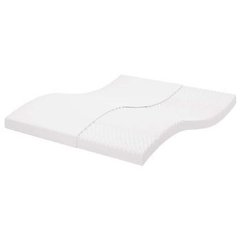 Colchón De Espuma De 7 Zonas Dureza 20 Ild Blanco 180x210 Cm Vidaxl