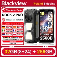 envio desde polonia sin cargador ue telefono inteligente resistente blackview rock 2 pro 8gb256gb pantalla ips de 667 pulgadas android 16 bateria 15000mah carga 33w 5g