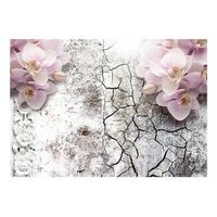 papel pintado 3d - bright red orchids 150x105 cm