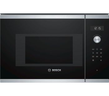 BOSCH BFL524MS0B Built-in Solo Microwave - Stainless Steel, Stainless Steel