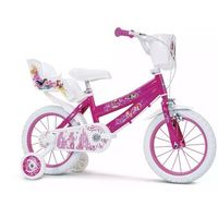 bicicleta infantil toimsa 14 princesas disney - con ruedines y cesta 14643