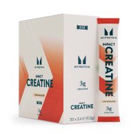 myprotein impact creatine stick packs 6g boxes - 20raciones - sin sabor