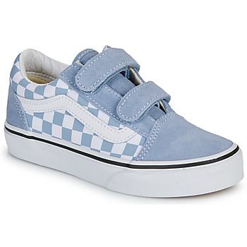 Vans Zapatillas UY Old Skool V COLOR THEORY CHECKERBOARD DUSTY BLUE para niña