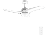 ventilador de techo con luz - cecotec energysilence aero 460 49 w 3 velocidades temporizador luz led 106cm mando a distancia blanco